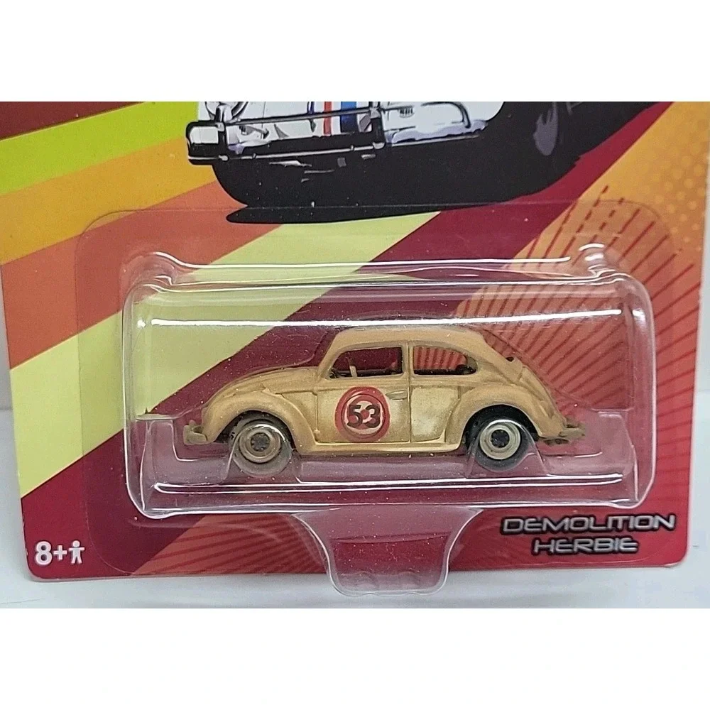 Johnny Lightning - Herbie Fully Loaded: Demolition Herbie  Nice Card Toy Collect